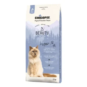 Храна за котка chicopee classic nature line adult beauty за красива козина, 15 кг