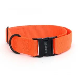 anipro extra strong black нашийник лента 40мм/45 70см оранж с черна тока